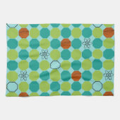 Atomic Octagons Kitchen Towel Theedoek (Horizontaal)