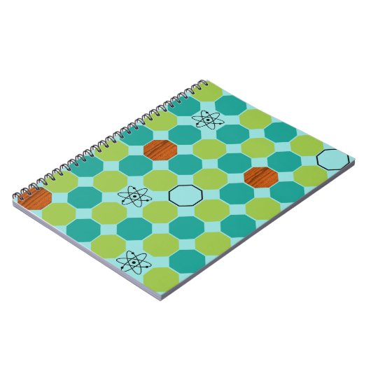 Atomic Octagons notebook Notitieboek (Linkerzijde)