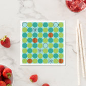 Atomic Octagons Paper Napkins Servetten (Insitu)