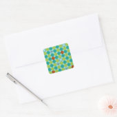 Atomic Octagons Square Stickers (Envelop)