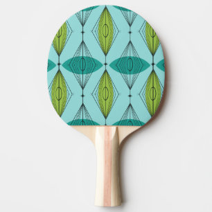 Atomic Ogee and Starbursts Ping Pong Paddle Tafeltennisbatje