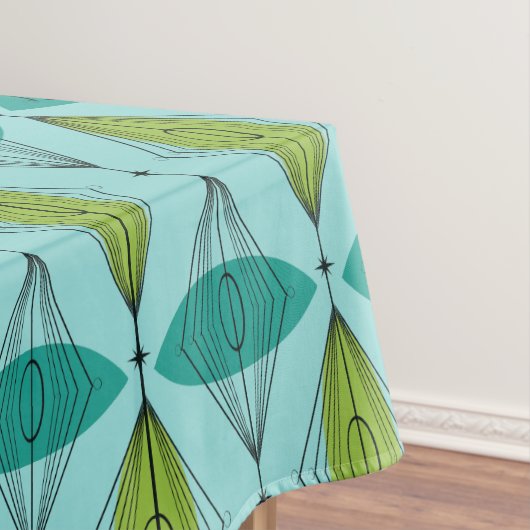 Atomic Ogee and Starbursts Tablecloth Tafelkleed (Voorbeeld)