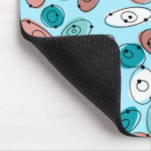 Atomic Ovals Turquoise Muismat (Hoek)