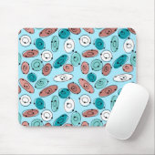 Atomic Ovals Turquoise Muismat (Met muis)