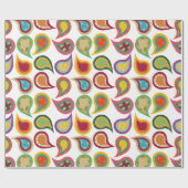 Atomic Paisleys Cadeaupapier (Vlak)