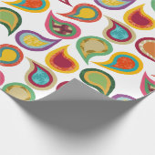 Atomic Paisleys Cadeaupapier (Hoek)