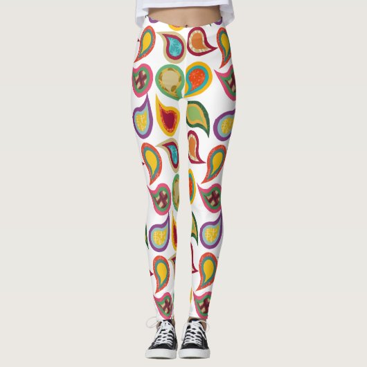 Atomic Paisleys Leggings (Voorkant)