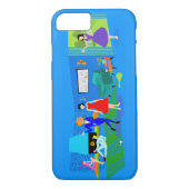 Atomic Palm Springs Cocktail Party iPhone Case (Achterkant)