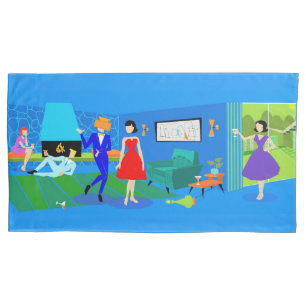 Atomic Palm Springs Cocktail Party Kussensloop