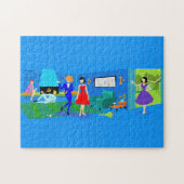 Atomic Palm Springs Cocktail Party Puzzle Legpuzzel (Horizontaal)