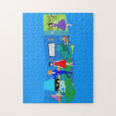 Atomic Palm Springs Cocktail Party Puzzle Legpuzzel (Verticaal)