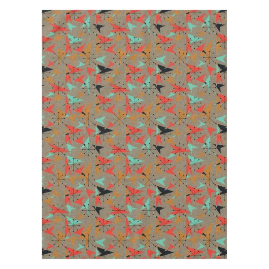 Atomic Patronen, Fifties Style Tablecloth, 52 x 70 Tafelkleed (Voorkant)