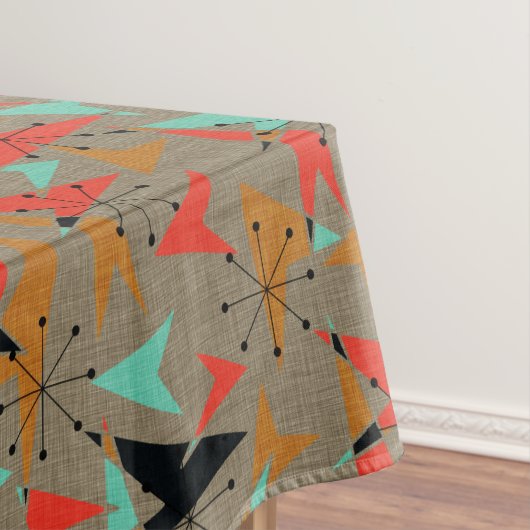 Atomic Patronen, Fifties Style Tablecloth, 52 x 70 Tafelkleed (Voorbeeld)