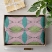 Atomic Pink Ogee & Starburst tissuepapier (Geschenk)