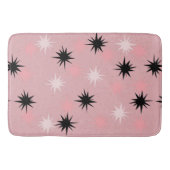 Atomic Pink Starbursts Bath Mat (Voorkant)