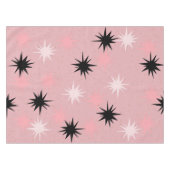 Atomic Pink Starbursts Tafelkleed (Voorkant (Horizontaal))