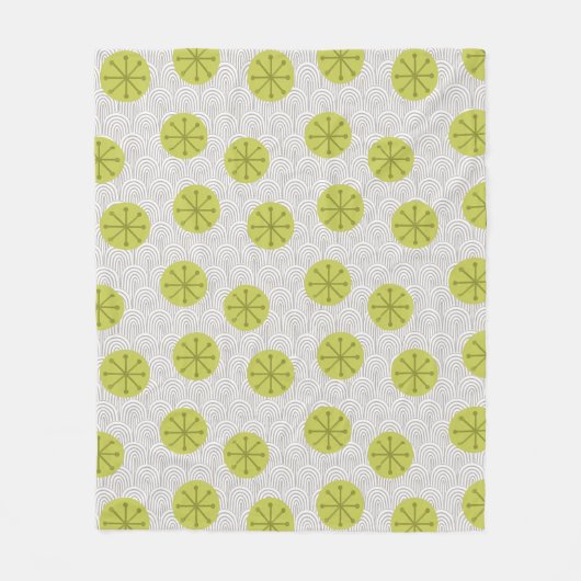 Atomic Pinwheels Fleece Deken (Voorkant)