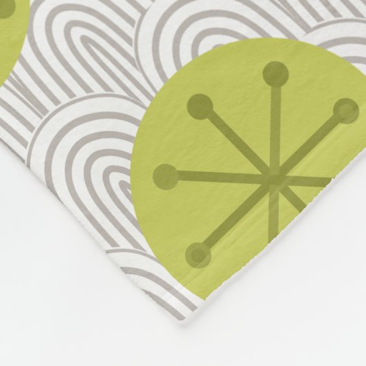 Atomic Pinwheels Fleece Deken (Hoek)