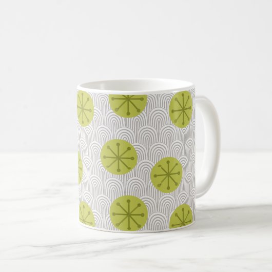 Atomic Pinwheels Koffiemok (Voorkant rechts)