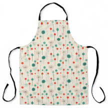 Atomic Red en Green Christmas Cook's Schort