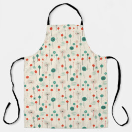 Atomic Red en Green Christmas Cook's Schort