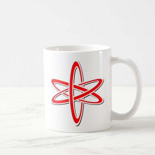 Atomic Red Koffiemok (Rechts)