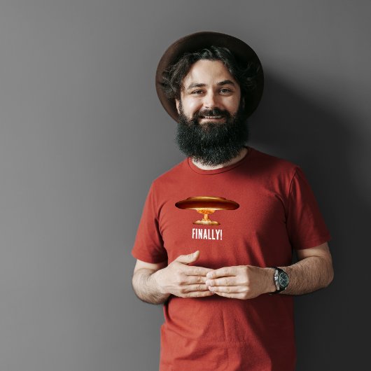 Atomic Relief Nuclear Eindelijk T-shirt