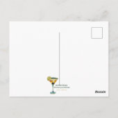 Atomic Retro Futuristic Martini Breakfast Bar Briefkaart (Achterkant)