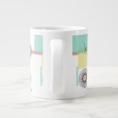 Atomic Retro Geo Grote Koffiekop (Achterkant)