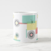 Atomic Retro Geo Grote Koffiekop (Voorkant)