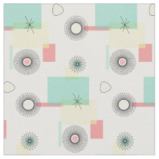 Atomic Retro Geo Stof