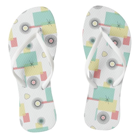 Atomic Retro Geo Teenslippers (Voetbed)