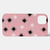 Atomic Roze Starbursts iPhone 6/6S Hoesje (Achterkant (horizontaal))