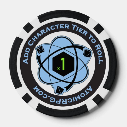 Atomic RPG-Systeem +1 Speler Token (Achterkant)