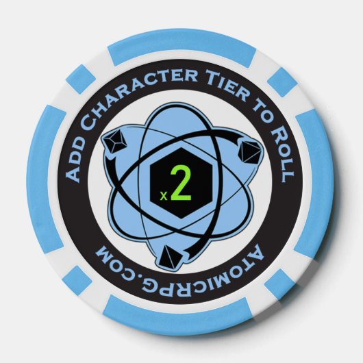 Atomic RPG-Systeem +2 Speler Token (Achterkant)