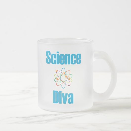 Atomic Science Diva Matglas Koffiemok (Rechts)