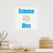 Atomic Science Diva Poster (Keuken)