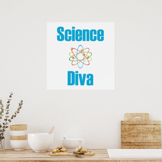 Atomic Science Diva Poster (Keuken)