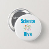 Atomic Science Diva Ronde Button 5,7 Cm (Voorkant /achterkant)