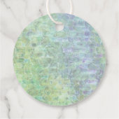 atomic sea glass : tissue paper bedankjes labels (Achterkant)