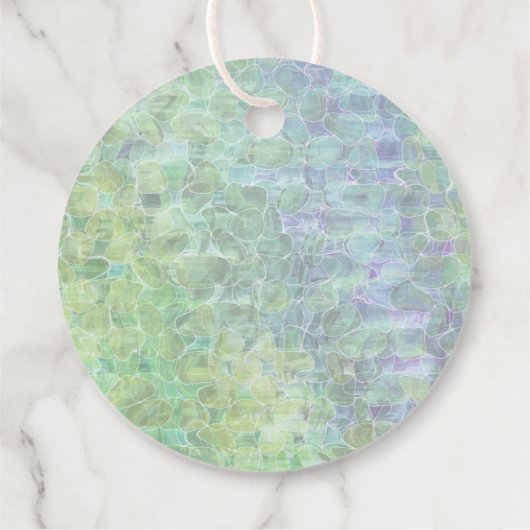 atomic sea glass : tissue paper bedankjes labels (Achterkant)