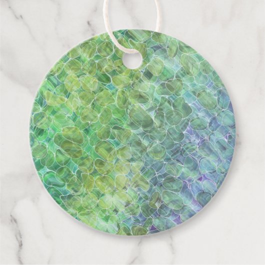 atomic sea glass : tissue paper bedankjes labels (Voorkant)