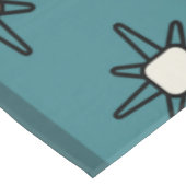 Atomic Sky Starbursts Blauwgroen Tafelkleed (Gekanteld)
