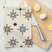 Atomic Sky Starbursts Multicolored Theedoek (Quarter Fold)