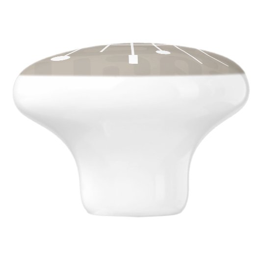 Atomic Snowflake Starburst Sputnik MCM Ceramic Kno Keramische Knop (Zijkant)