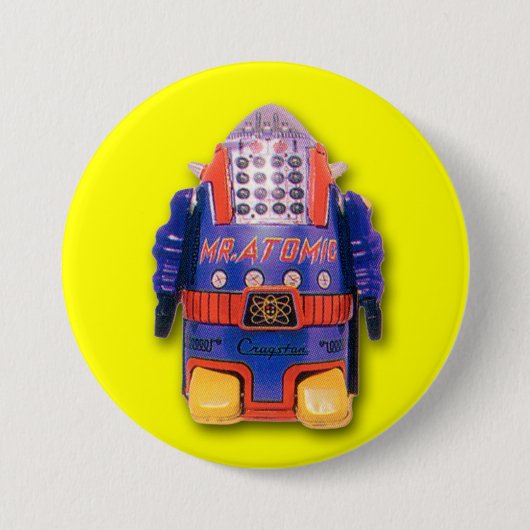Atomic Speelgoed Robot Round Button (Voorkant)
