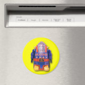 Atomic Speelgoed Robot Round Magnet (Insitu (Vaatwasser))