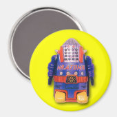Atomic Speelgoed Robot Round Magnet (Voorkant / Achterkant)