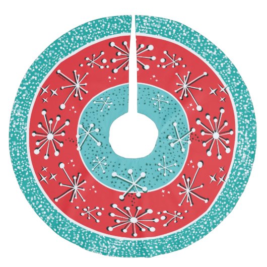 Atomic Sputnik Mid Century Modern Kerstboom Rok (Voorkant)