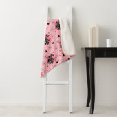 Atomic Star Burst Moderne Kat uit de middelste eeu Sherpa Deken (In situ)